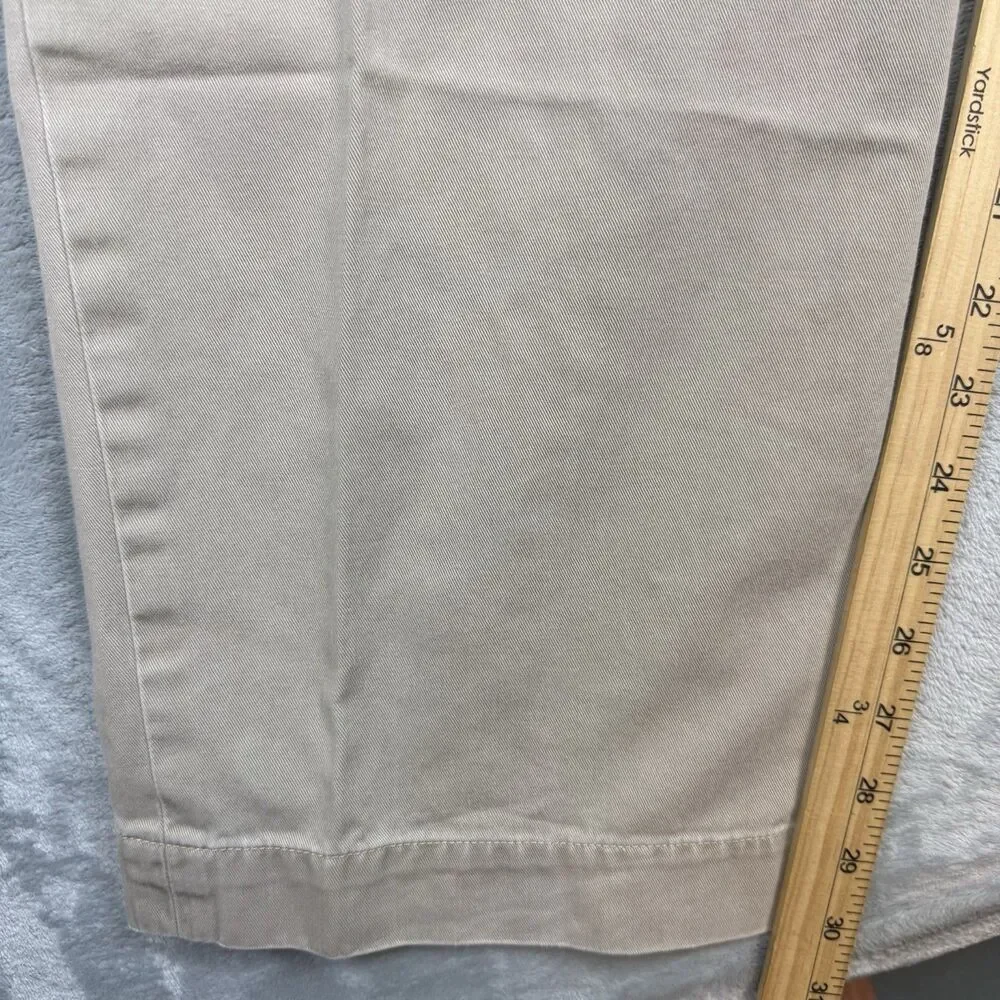 Vintage Polo Ralph Lauren Andrew Pant Mens 35x32 Double Pleated Chino Preppy